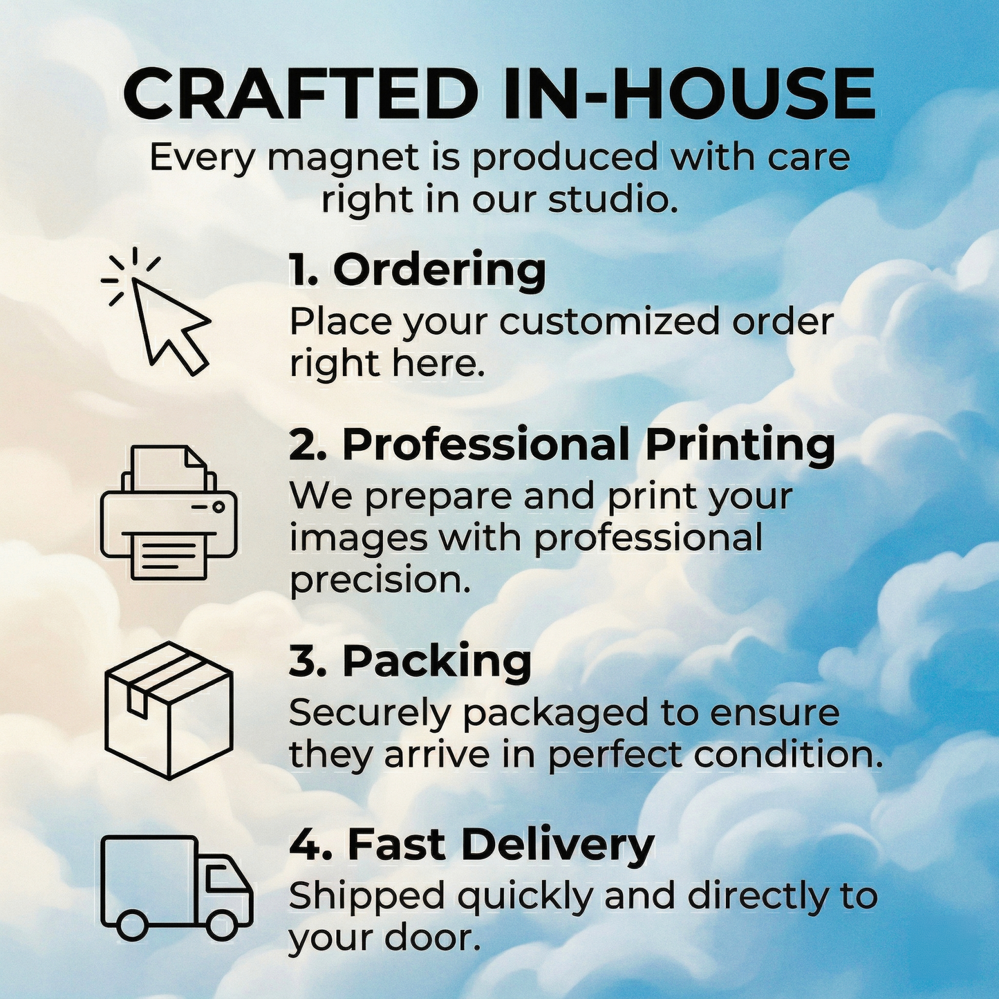 Custom Photo Magnets (2” × 3”) — Turn Your Favorite Moments Into Everyday Keepsakes